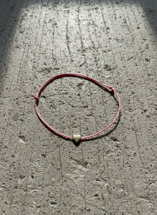 Herz Freundschaftsarmband "Heart Bond" Rosa