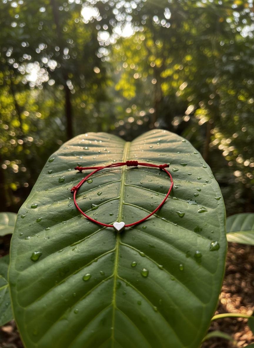 Herz Freundschaftsarmband "Heart Bond" Rot