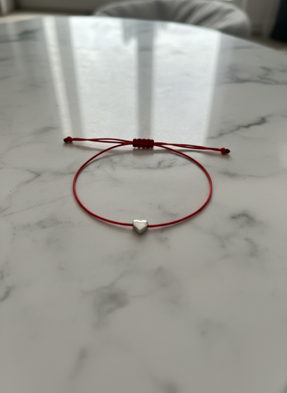 Herz Freundschaftsarmband "Heart Bond" Rot