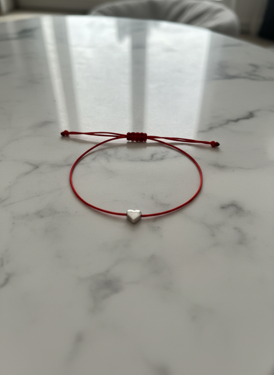 Herz Freundschaftsarmband "Heart Bond" Rot