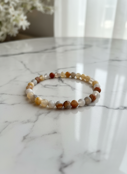 Perlenarmband "Herbstbrise"