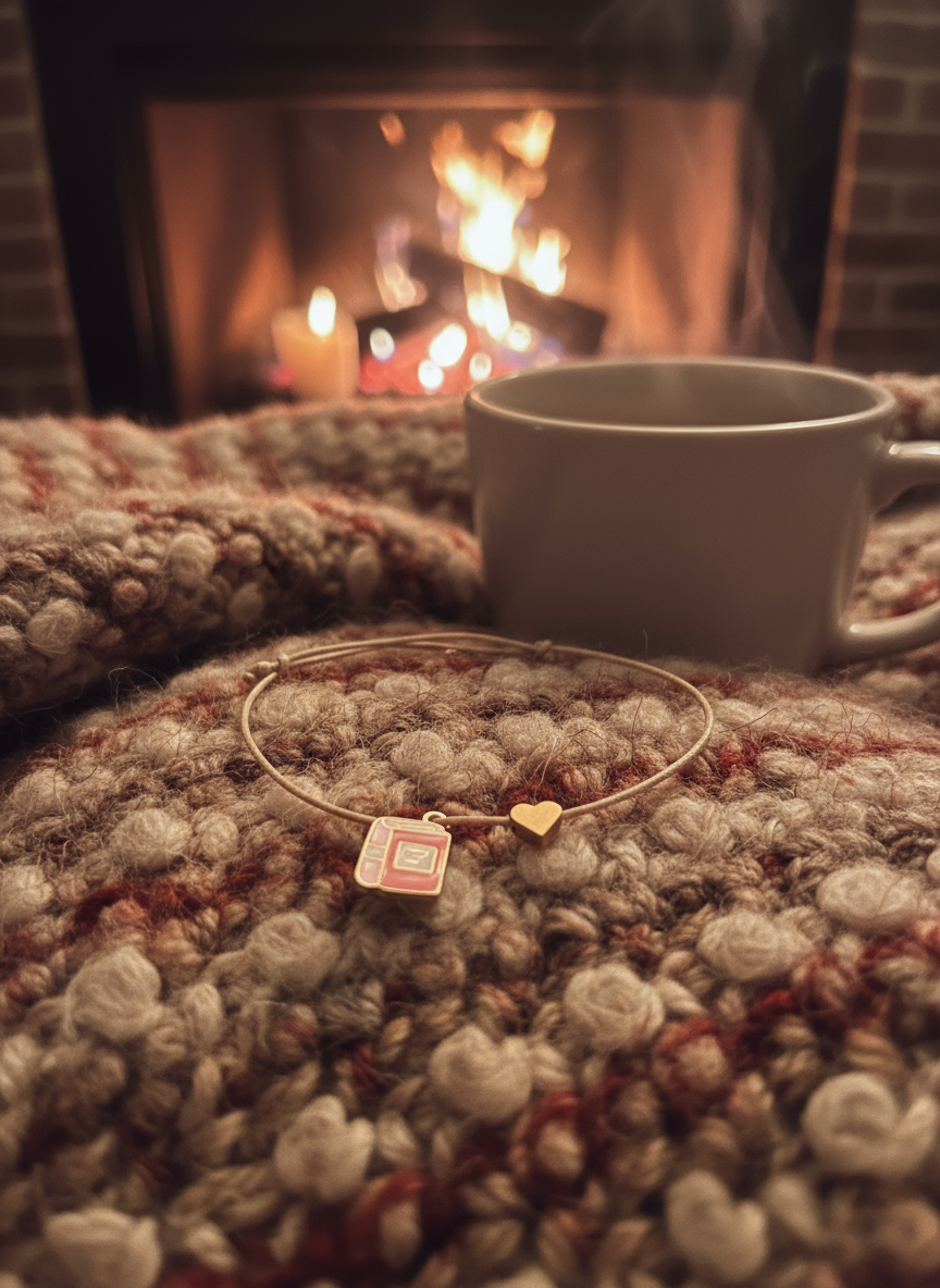 Bookie Armband Hellbraun/Rosa