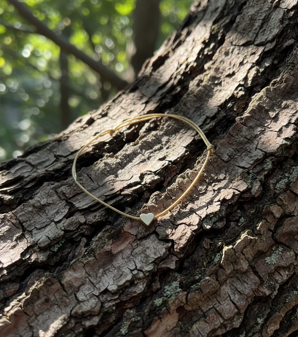 Herz Freundschaftsarmband "Heart Bond" Gold