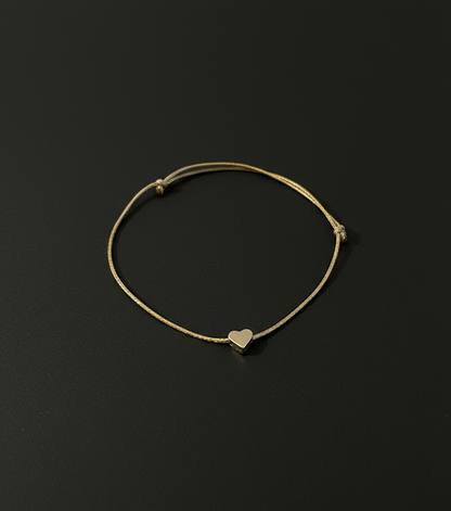 Herz Freundschaftsarmband "Heart Bond" Gold