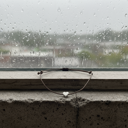 Herz Freundschaftsarmband "Heart Bond" Braun