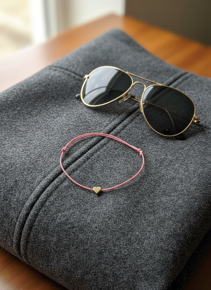 Herz Freundschaftsarmband "Heart Bond" Rosa