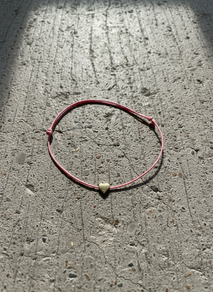 Herz Freundschaftsarmband "Heart Bond" Rosa