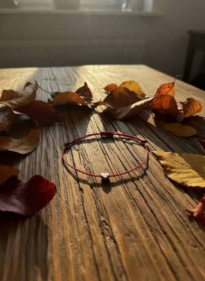 Herz Freundschaftsarmband "Heart Bond" Rot