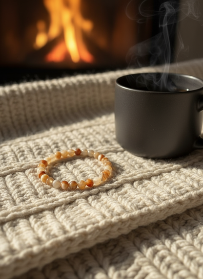 Perlenarmband "Herbstbrise"