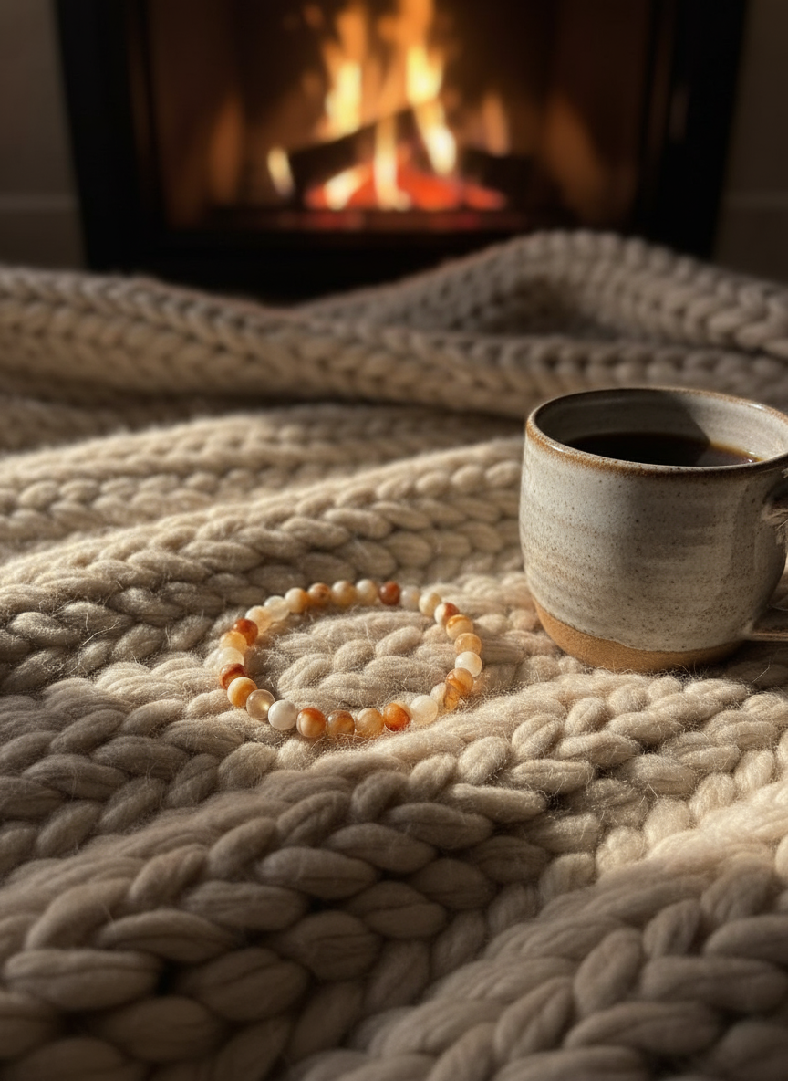 Perlenarmband "Herbstbrise"